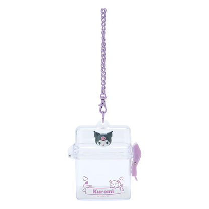 Sanrio Pitatto Friends Mini Clear Case Kuromi Dress-Up 8x8x4 Cm- Japan Figure Store - #1 Bring To You The Best Japanese Goods