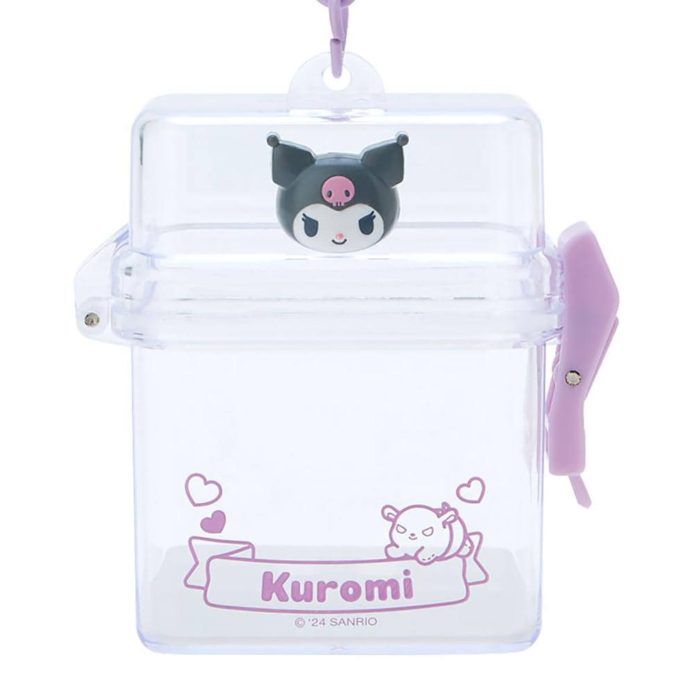 Sanrio Pitatto Friends Mini Clear Case Kuromi Dress-Up 8x8x4 Cm- Japan Figure Store - #1 Bring To You The Best Japanese Goods