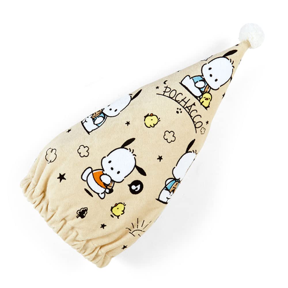 Sanrio Pochacco Cap Towel 895369 - Soft & Absorbent Bath Accessory- Japan Figure Store - #1 Bring To You The Best Japanese Goods