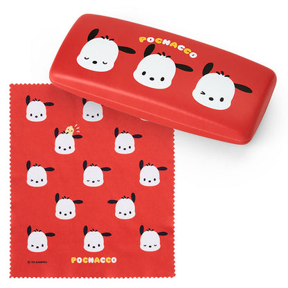 Sanrio Pochacco Hard Glasses Case Durable Protection 105228- Japan Figure Store - #1 Bring To You The Best Japanese Goods