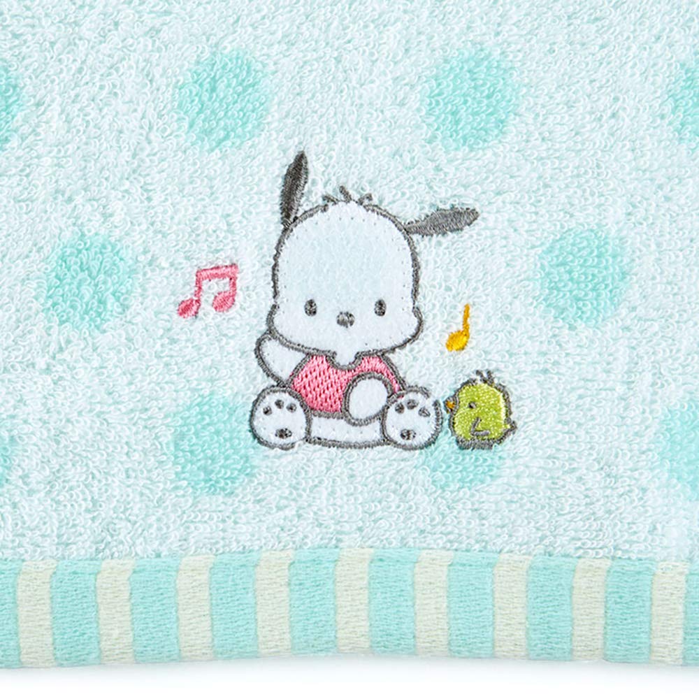 Sanrio Pochacco Imabari Dots Face Towel High Quality Cotton- Japan Figure Store - #1 Bring To You The Best Japanese Goods