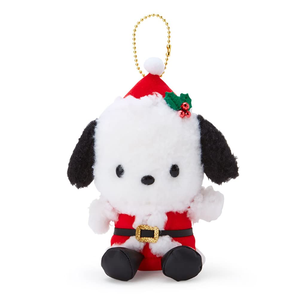 Sanrio Pochacco Mascot Holder Christmas 2021 Holiday Edition 258521- Japan Figure Store - #1 Bring To You The Best Japanese Goods