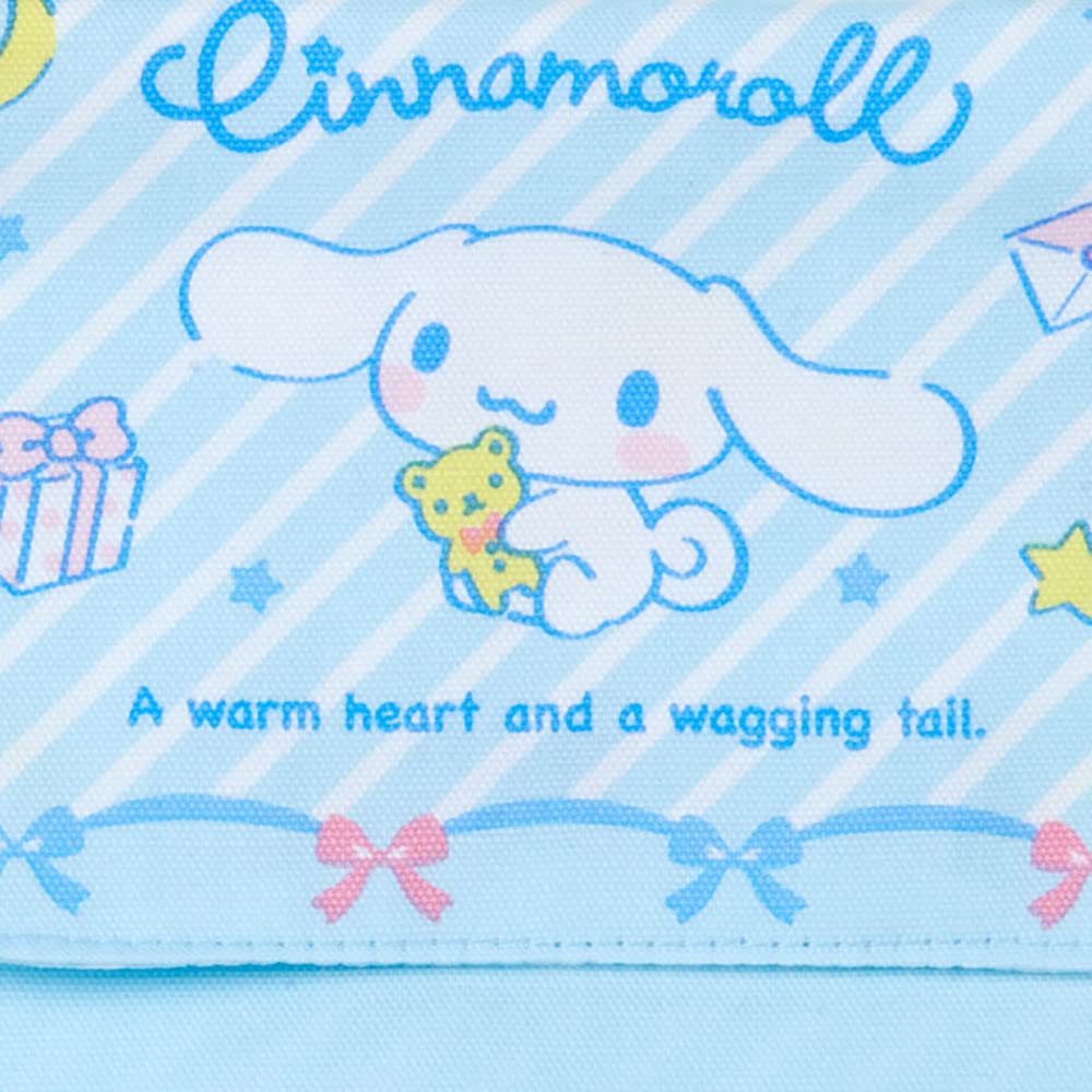 Sanrio Cinnamoroll Pocket Pouch Clip with Name Space - Made in Japan- Japan Figure Store - #1 Bring To You The Best Japanese Goods