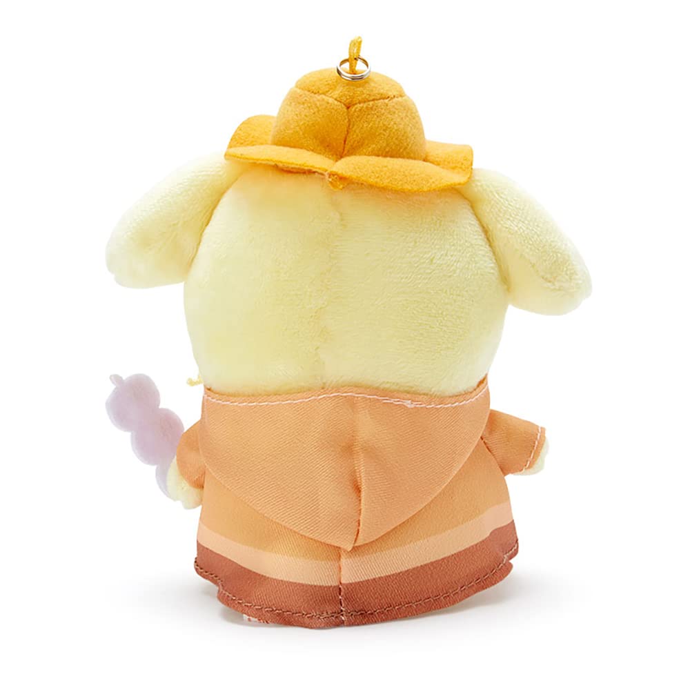 Sanrio Pompompurin Mascot Holder Cute Camp Design 124516- Japan Figure Store - #1 Bring To You The Best Japanese Goods