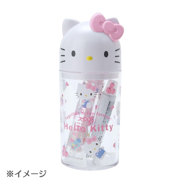 Sanrio Pompompurin Toothbrush and Cup Set - 12x7x5 cm Character Set- Japan Figure Store - #1 Bring To You The Best Japanese Goods