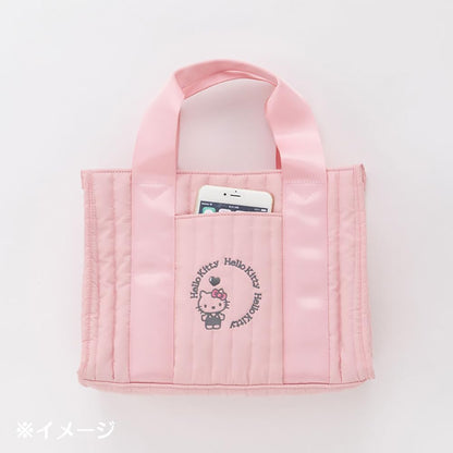 Sanrio Quilted Tote Bag M Cinnamoroll 46x12.5x28 cm 444197- Japan Figure Store - #1 Bring To You The Best Japanese Goods