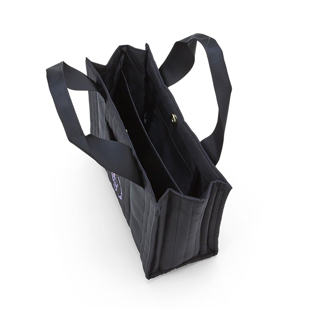 Sanrio Kuromi Quilted Tote Bag Medium 46x12.5x28 cm- Japan Figure Store - #1 Bring To You The Best Japanese Goods