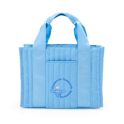 Sanrio Quilted Tote Bag Cinnamoroll 28.5 x 10 x 21 cm- Japan Figure Store - #1 Bring To You The Best Japanese Goods