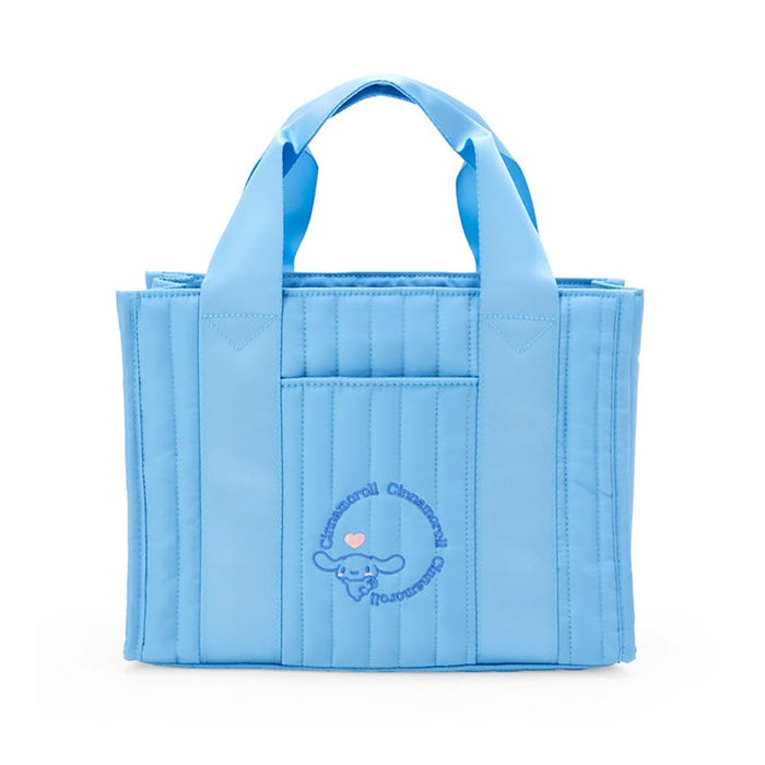 Sanrio Quilted Tote Bag Cinnamoroll 28.5 x 10 x 21 cm- Japan Figure Store - #1 Bring To You The Best Japanese Goods