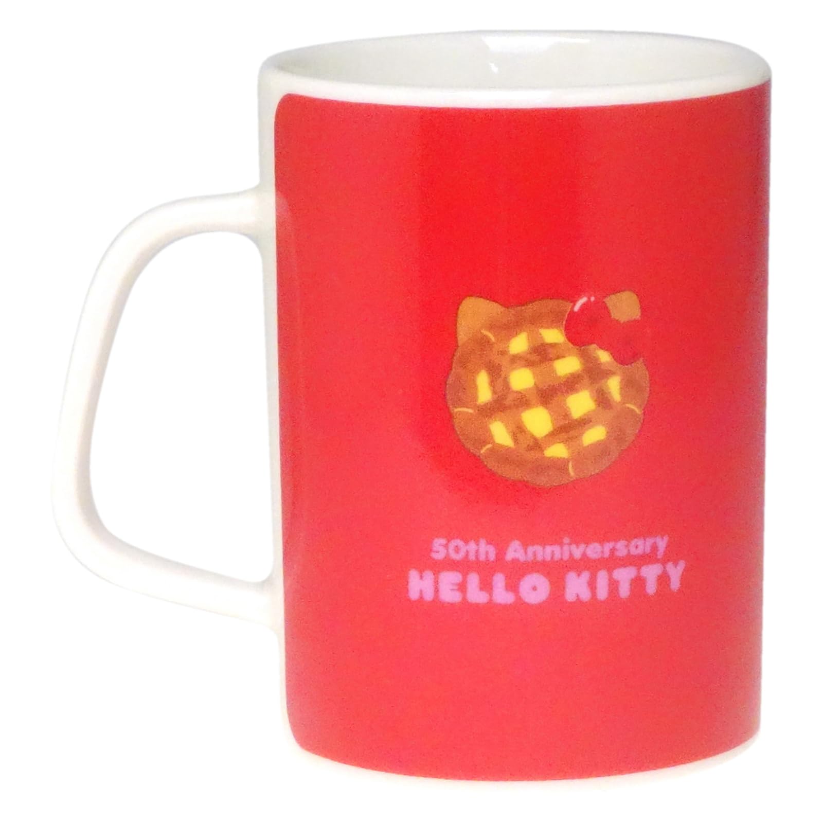 Kanesho Pottery Hello Kitty 50th Anniversary Mug 230ml Microwave Safe Japan