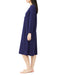 Sanrio Women's Long Sleeve Room Dress L Navy Cinnamoroll Hello Kitty- Japan Figure Store - #1 Bring To You The Best Japanese Goods