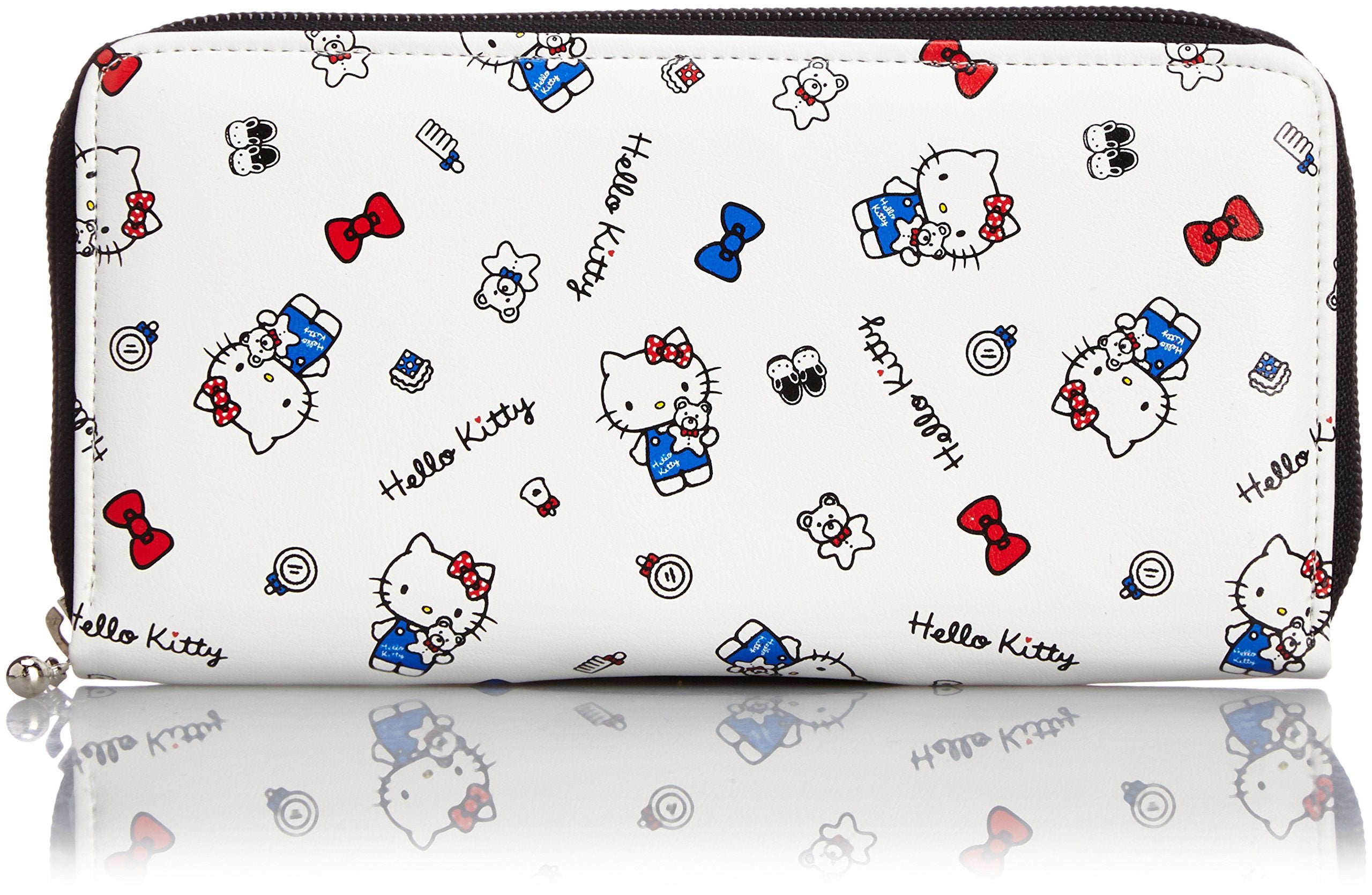 Sanrio Round Wallet White Compact Design Durable Material- Japan Figure Store - #1 Bring To You The Best Japanese Goods