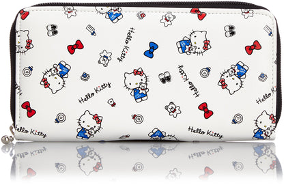 Sanrio Round Wallet White Compact Design Durable Material- Japan Figure Store - #1 Bring To You The Best Japanese Goods