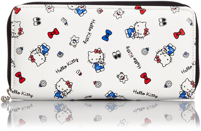 Sanrio Round Wallet White Compact Design Durable Material- Japan Figure Store - #1 Bring To You The Best Japanese Goods