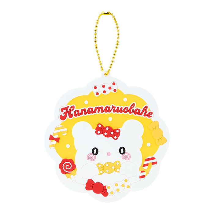 Sanrio Rubber Coaster I Love Sweets Hanamaru Ghost PVC Steel 485501