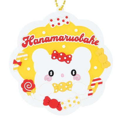 Sanrio Rubber Coaster I Love Sweets Hanamaru Ghost PVC Steel 485501