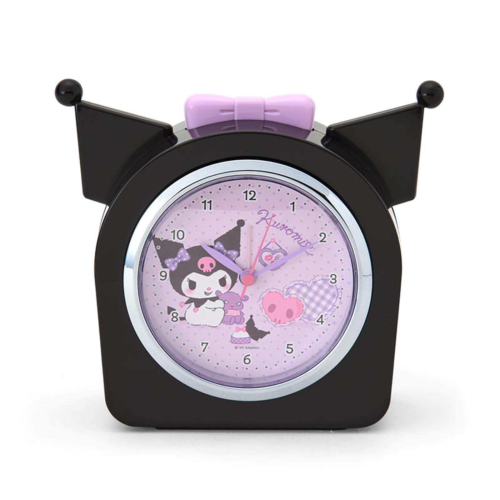 Sanrio Kuromi Alarm Clock with Light ABS Resin Model 306720