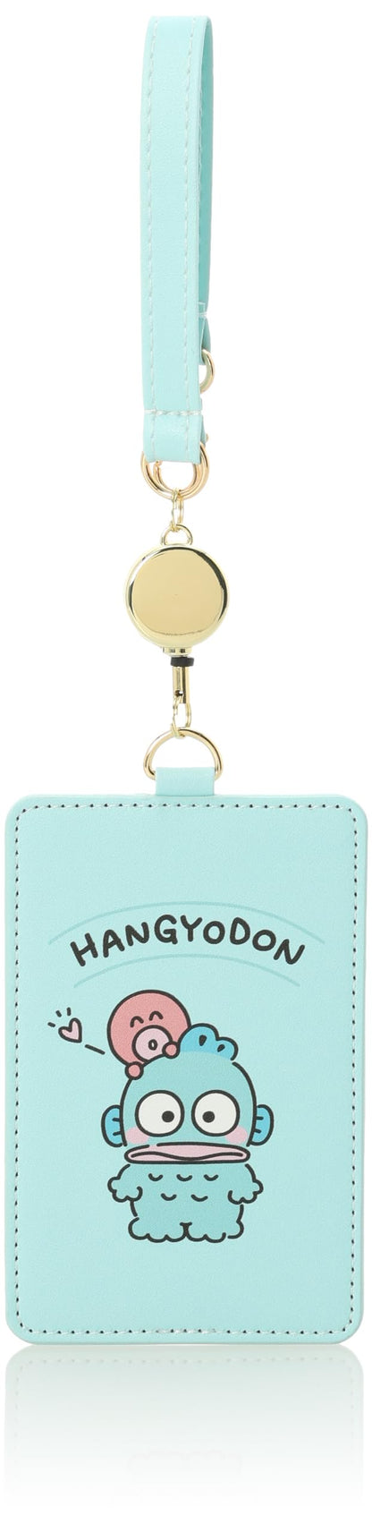 Sanrio Hangyodon Turquoise Pass Case for Women Hg-Pas01- Japan Figure Store - #1 Bring To You The Best Japanese Goods