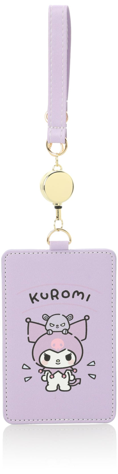Sanrio Kuromi Purple Pass Case for Women - Sanrio Characters Ku-Pas01- Japan Figure Store - #1 Bring To You The Best Japanese Goods