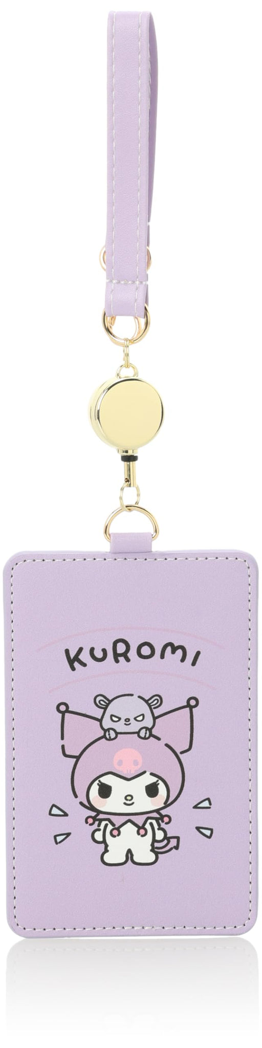 Sanrio Kuromi Purple Pass Case for Women - Sanrio Characters Ku-Pas01- Japan Figure Store - #1 Bring To You The Best Japanese Goods