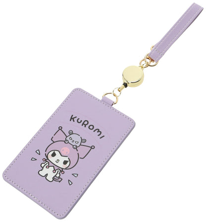 Sanrio Kuromi Purple Pass Case for Women - Sanrio Characters Ku-Pas01- Japan Figure Store - #1 Bring To You The Best Japanese Goods