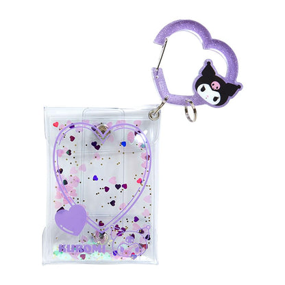 Sanrio Kuromi Clear Pouch with Carabiner Colorful Heart Series Grand Prize Edition- Japan Figure Store - #1 Bring To You The Best Japanese Goods