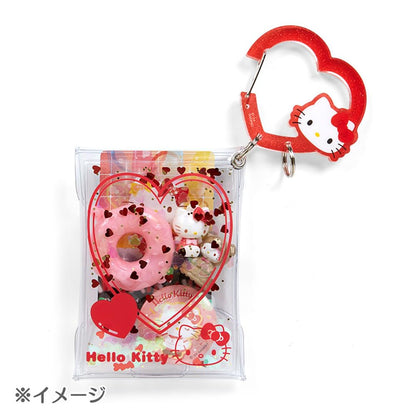 Sanrio Kuromi Clear Pouch with Carabiner Colorful Heart Series Grand Prize Edition- Japan Figure Store - #1 Bring To You The Best Japanese Goods