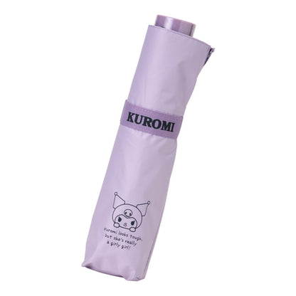 Sanrio Kuromi Folding Umbrella - UV Protection 99.9% Water Repellent