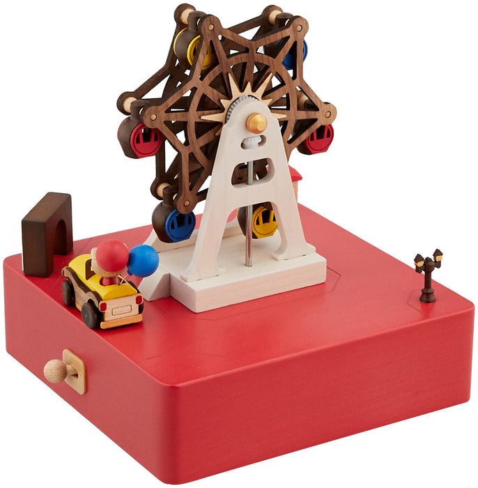 Sanrio Hello Kitty Wooden Music Box Ferris Wheel Sanrio Official- Japan Figure Store - #1 Bring To You The Best Japanese Goods