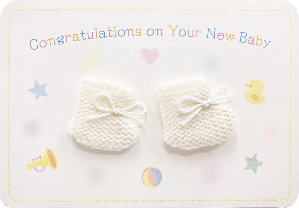 Sanrio Baby Gift Message Card with Baby Socks BC81-1 L 381- Japan Figure Store - #1 Bring To You The Best Japanese Goods