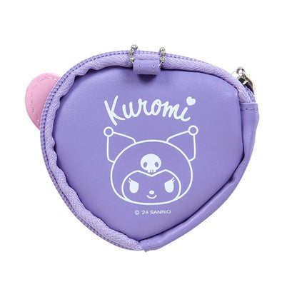 Sanrio Kuromi Mini Pouch with Badge Colorful Heart Series 3rd Edition- Japan Figure Store - #1 Bring To You The Best Japanese Goods