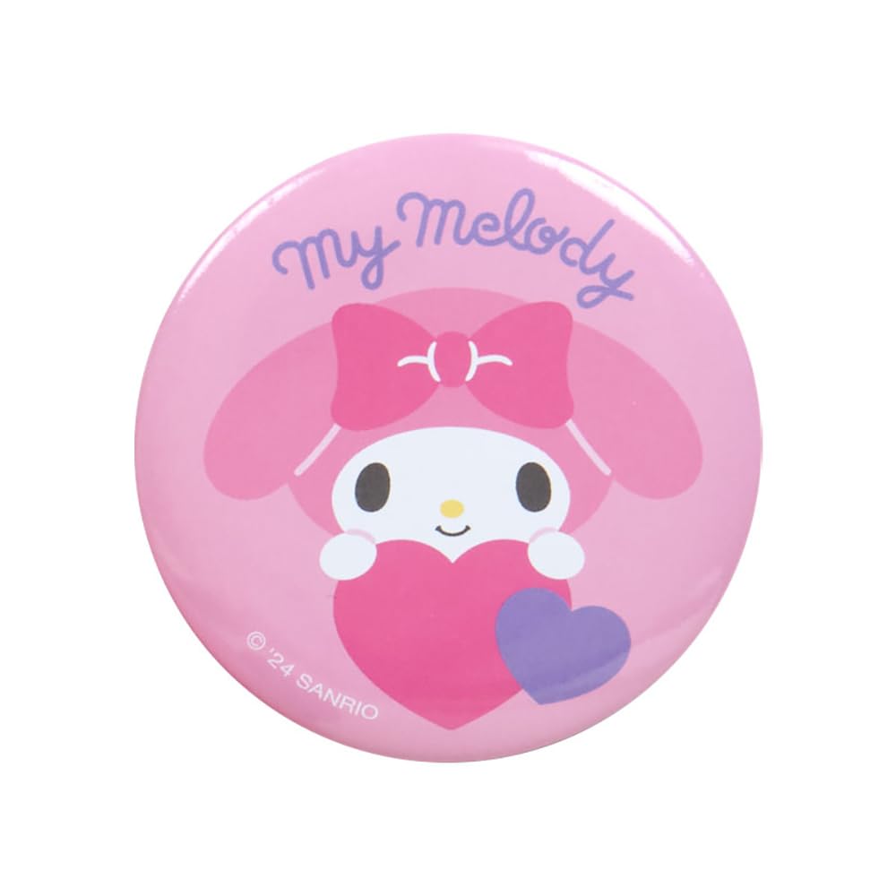 Sanrio Mini Pouch with Badge Colorful Heart Series My Melody 3rd Edition- Japan Figure Store - #1 Bring To You The Best Japanese Goods