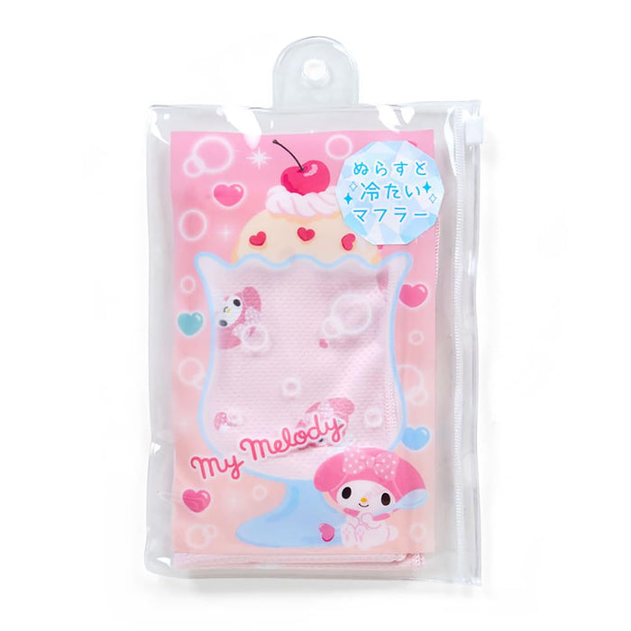 Sanrio My Melody Cooling Scarf 20x86cm - Stay Cool with Wet Activation- Japan Figure Store - #1 Bring To You The Best Japanese Goods