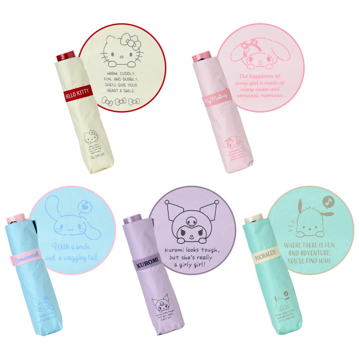 Sanrio My Melody UV Protection Folding Umbrella 100% Polyester 299069