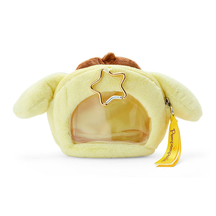 Sanrio Pompompurin Face-Shaped Pouch 12.5x18x7 cm 2nd Edition- Japan Figure Store - #1 Bring To You The Best Japanese Goods
