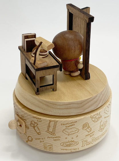 Sanrio Doraemon Anywhere Door Wooden Music Box H9157- Japan Figure Store - #1 Bring To You The Best Japanese Goods