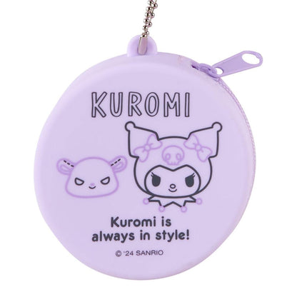 Sanrio Kuromi Silicone Mini Case Charm Keychain 6.5x6.5x3cm Character- Japan Figure Store - #1 Bring To You The Best Japanese Goods