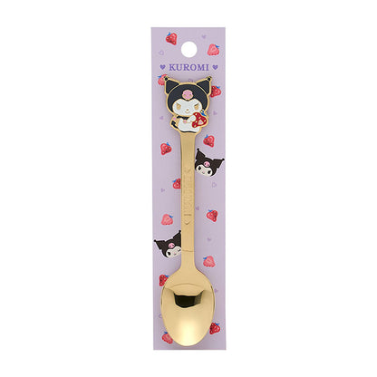 Sanrio Kuromi Stainless Steel Spoon - Durable Tableware Cutlery 313769