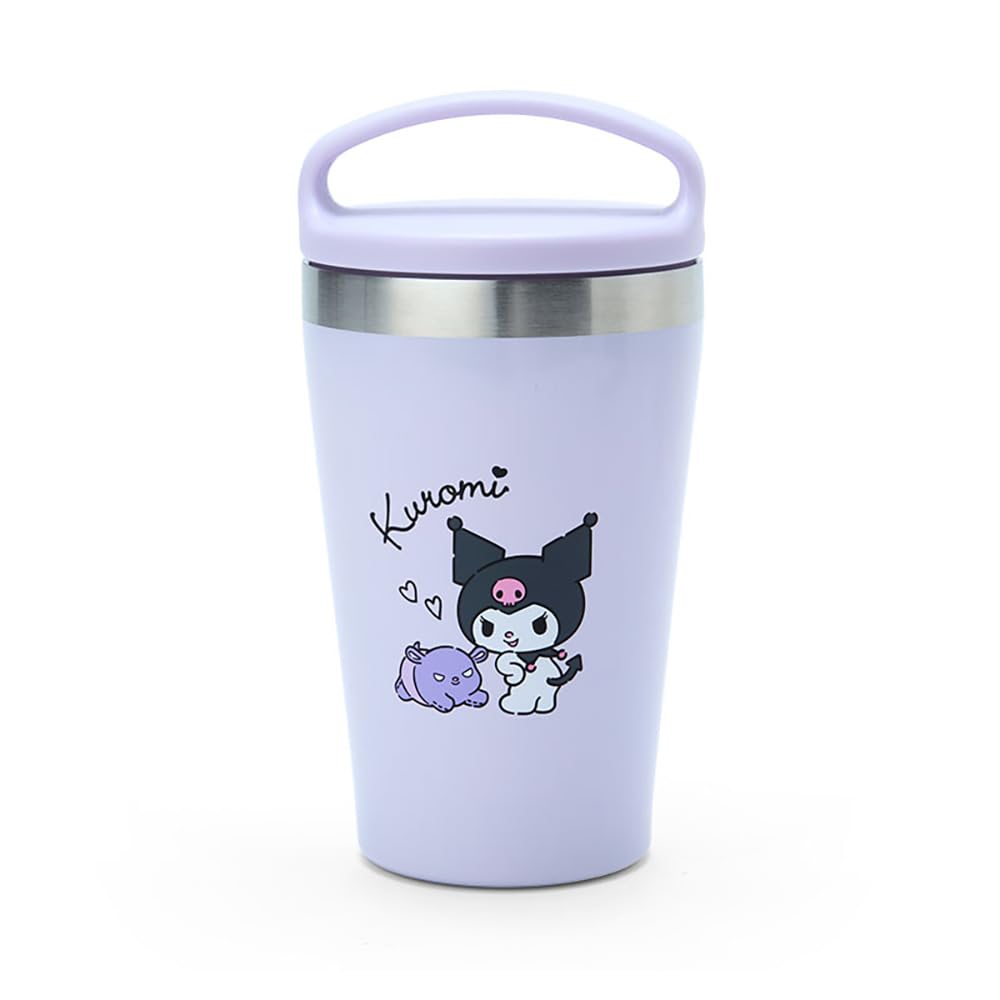 Sanrio Kuromi Stainless Steel Tumbler with Handle 16 x 8.5 cm- Japan Figure Store - #1 Bring To You The Best Japanese Goods