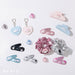 Sanrio Hello Kitty Pink Steel Polyester Pins Set for Ages 3+ (2 Sets)