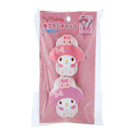 Sanrio My Melody Toothbrush Cap Set of 2 for Kids- Japan Figure Store - #1 Bring To You The Best Japanese Goods