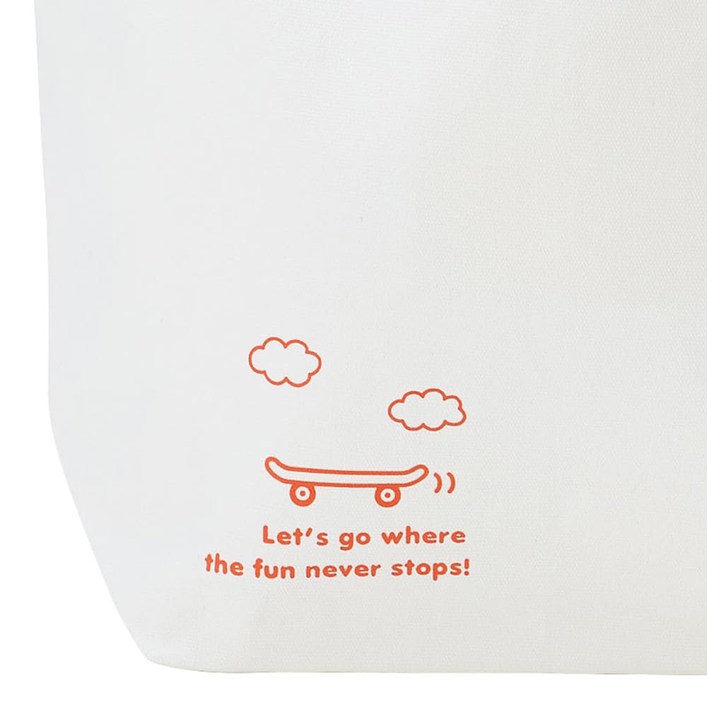 Sanrio Tote Bag Skateboard Design Sanrio Characters 810461 Durable Fashion Accessory- Japan Figure Store - #1 Bring To You The Best Japanese Goods