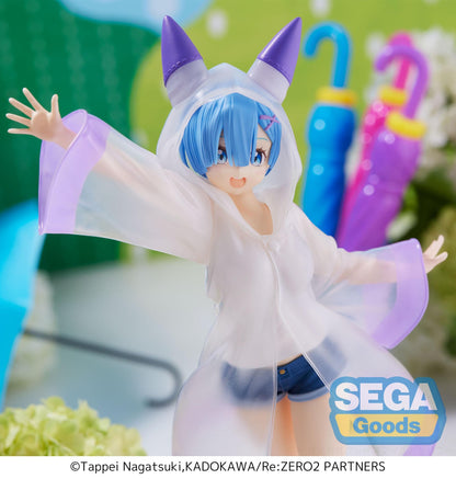 Sega Luminasta Re:Zero Figure Rem The Day After Rain Collectible 8 High