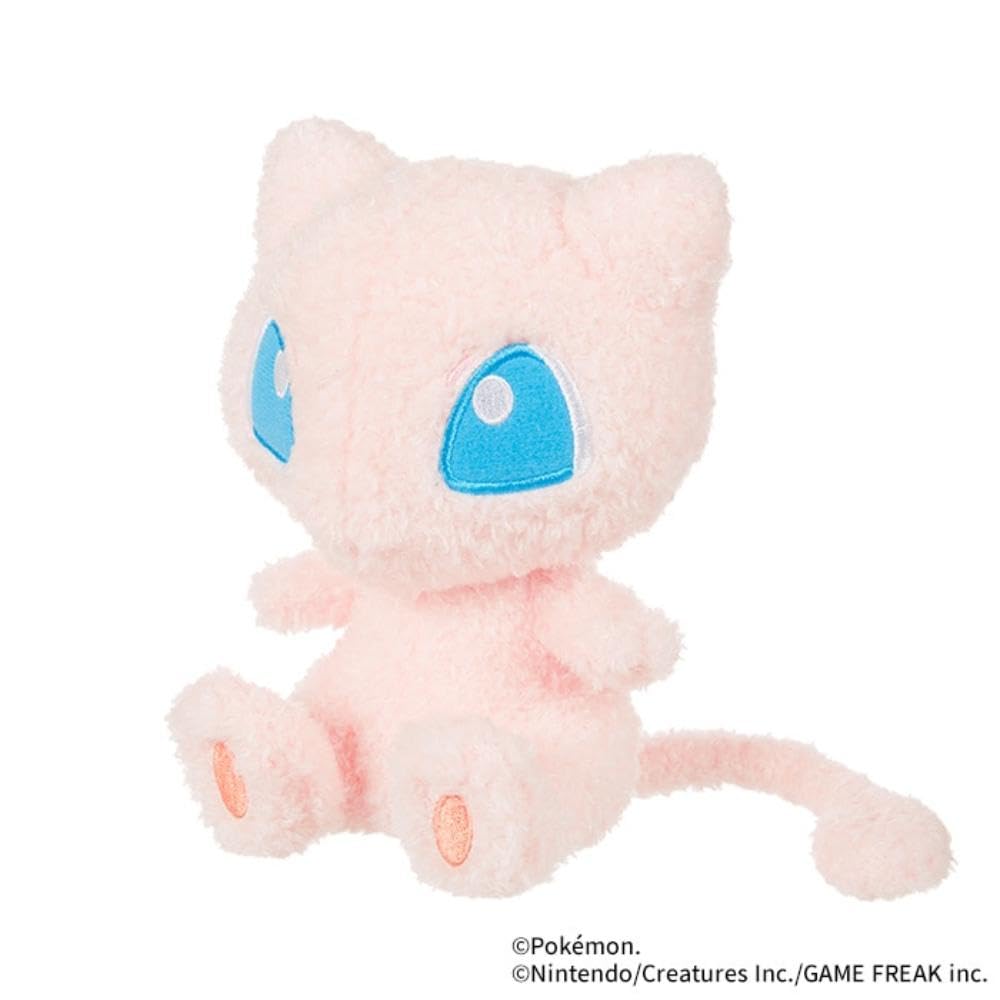 Sekiguchi Pokemon Fluffy Petite Mew Plush Toy H15xW11xD9 672189