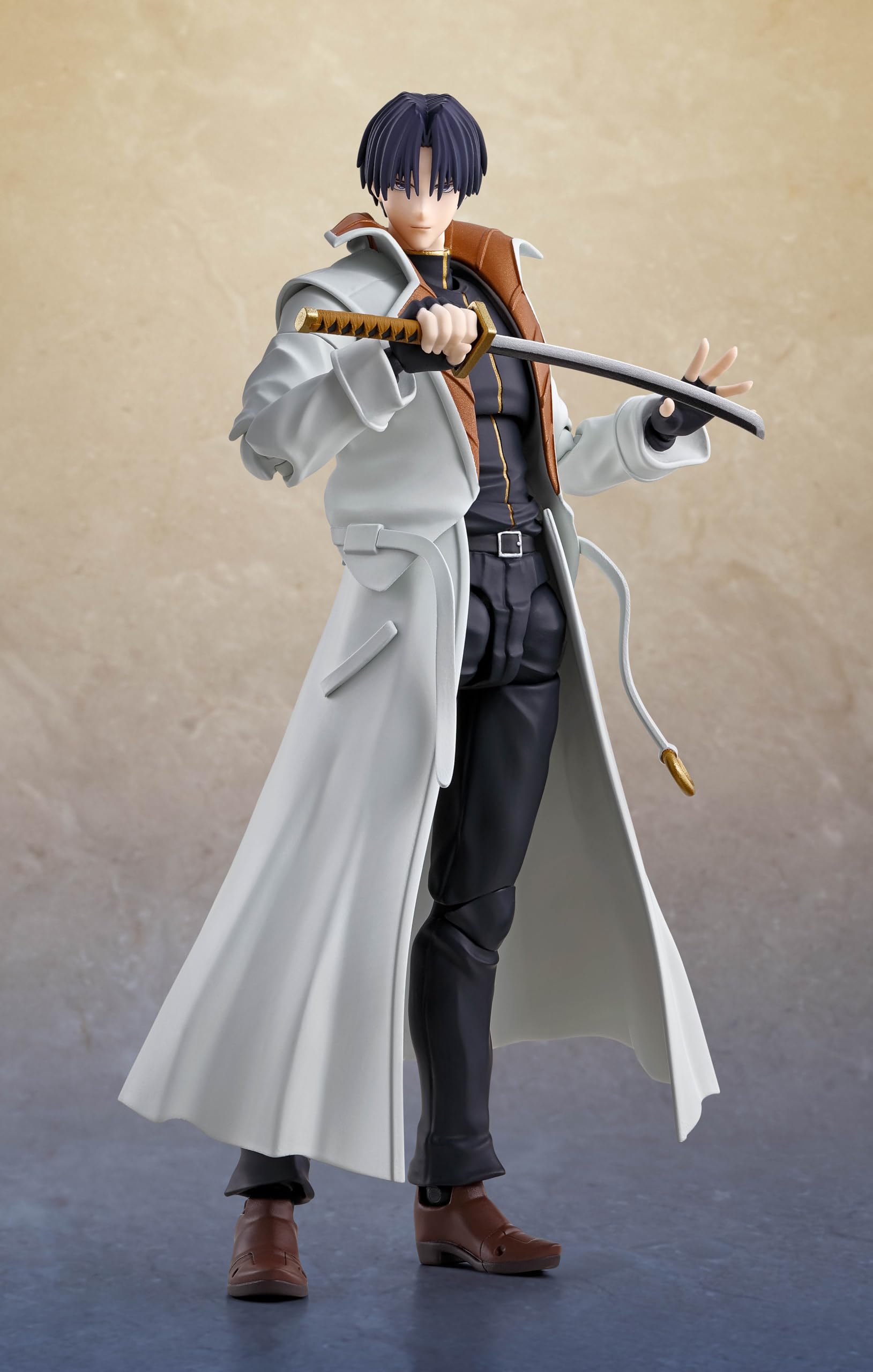 Bandai S.H.Figuarts Rurouni Kenshin Shinomori Soji Figure 165mm Movable PVC/ABS- Japan Figure Store - #1 Bring To You The Best Japanese Goods