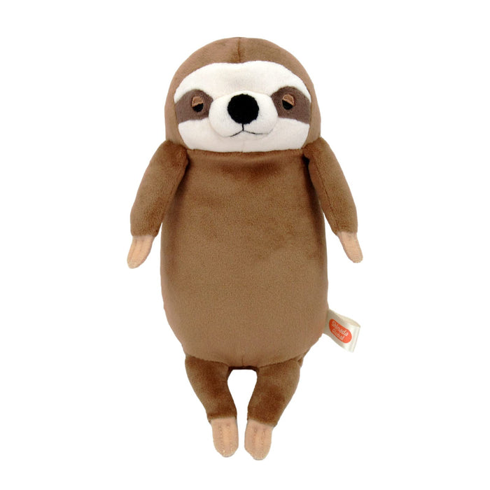 Shinada Global Mochi Namake Sloth Pen Pouch Brown 9x8x18cm MPNK-0180B- Japan Figure Store - #1 Bring To You The Best Japanese Goods