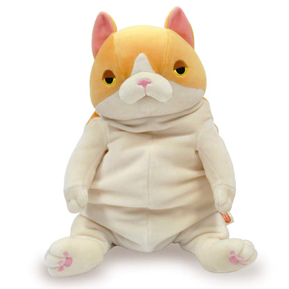 Shinada Global Mochi Neko Orange Plush Cat Large 22x22x30cm Mone-0350Ho Series- Japan Figure Store - #1 Bring To You The Best Japanese Goods
