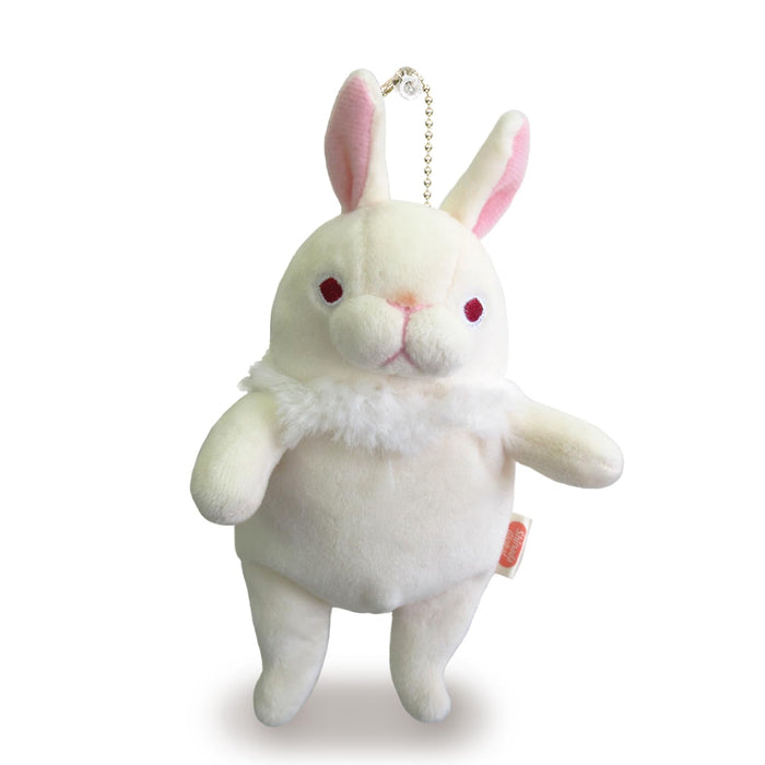 Shinada Global Mini Mochi Rabbit Standing Ears White Stuffed Animal 7x5x14cm- Japan Figure Store - #1 Bring To You The Best Japanese Goods