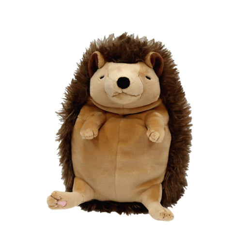 Shinada Global Mochi Series Medium Size 10x10x17cm Brown Stuffed Hedgehog Toy- Japan Figure Store - #1 Bring To You The Best Japanese Goods