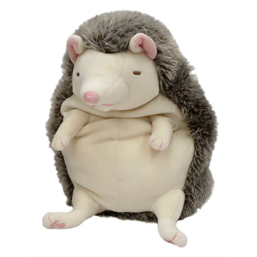 Shinada Global Mochi Series Large Ivory Stuffed Hedgehog 22x22x30 cm- Japan Figure Store - #1 Bring To You The Best Japanese Goods